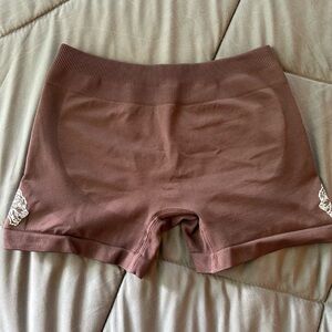 Wolves Forever “Katya” Seamless Shorts in Purple Dusk - S